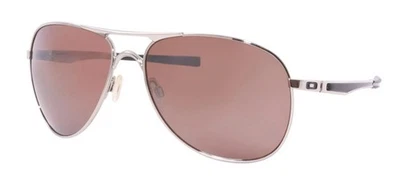 NEW Plaintiff Aviator Sunglasses Polished Chrome VR28 Black Polarized OO4057-06 - Image 1 of 2