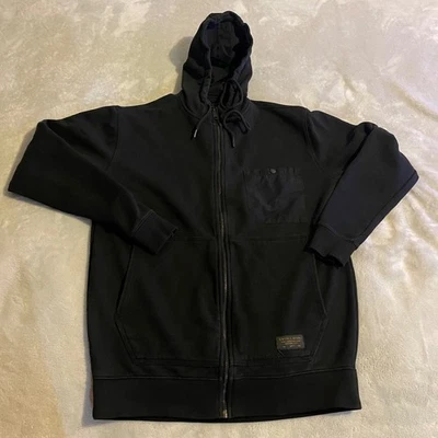 SMITH ROGUE Negro Hierro Afilado Hierro Sudadera con Capucha Para Hombres Pequeña Algodón Tanguis Foto 1 de 4