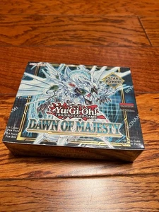 Yugioh Dawn of Majesty Booster Box 1. Auflage Brandneu Factory Sealed  - Bild 1 von 2
