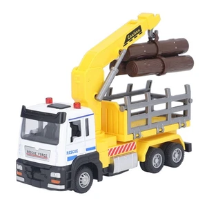 Logging Truck Toy Log Tractor Model Vivid Design For 6 Years Old Above - Picture 1 of 12