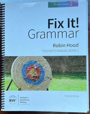Fix It! Grammar Robin Hood Teacher's Manual Book 2- 3rd Edition-Very Good - Image 1 of 3