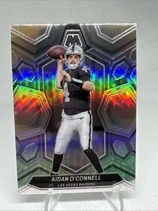 Aidan O'Connell ☄️ - 2024 Panini Mosaic - #113 SP Silver Prizm 🪙 - Raiders - Bild 1 von 6