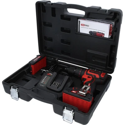 KS TOOLS eMONSTER Brushless-Akku-Schlag-Bohr-Schrauber-Satz 4tlg. - 515.6300 - Bild 1 von 4