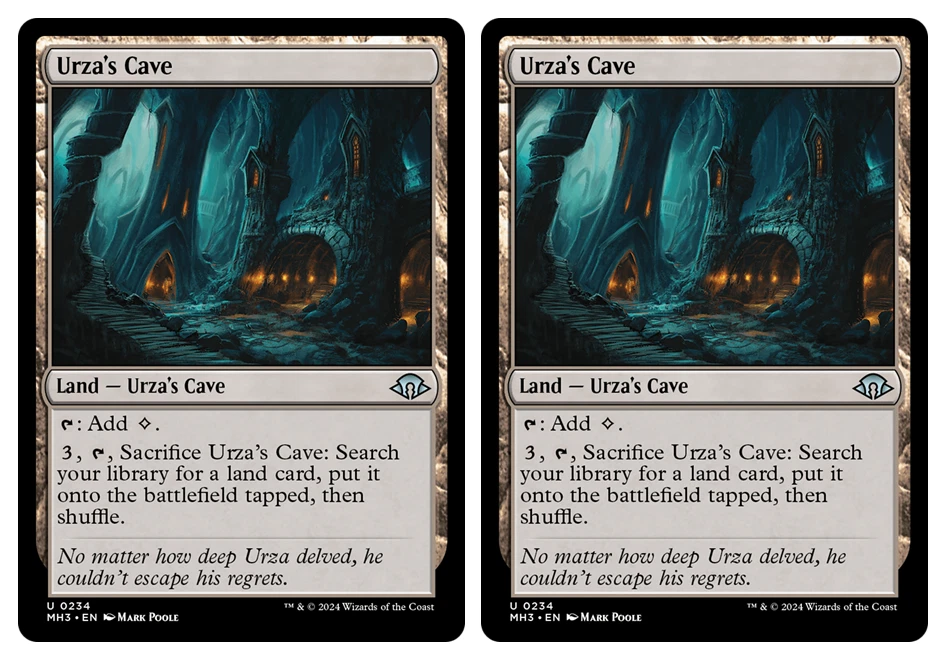 MTG - 2 x Urza's Cave - Uncommon Fetch Land - Modern Horizons 3 (MH3) - M/NM - Image 1 of 1