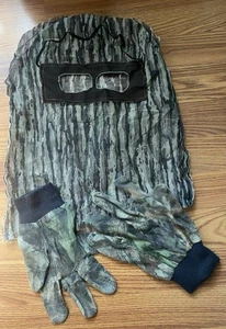 Camo Mask Hood Real Tree Face Head Cover Lightweight - Picture 1 of 4
