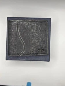 Dior Saddle Bifold Wallet Black - Picture 1 of 4