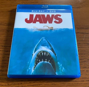 Jaws Blu-Ray DVD 1975 Roy Scheider Steven Spielberg - US Seller - Ships Free - Picture 1 of 5