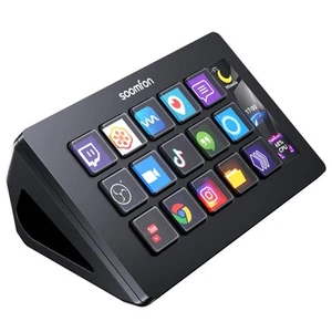 Stream Controller - Stream Control Deck with 15 LCD Macro Keys Customizable t... - Picture 1 of 8