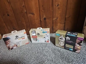 3 Tommee Tippee Closer to Nature Bottle Anti-Colic Bottle 11oz 6m+ 1 Open Box - Picture 1 of 9