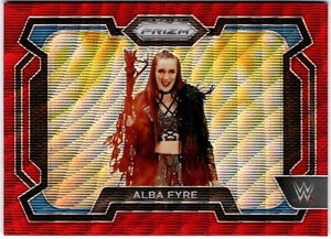 Alba Fyre 2024 Panini Prizm WW Red Wave Prizm #34 WWE Smackdown - Picture 1 of 2