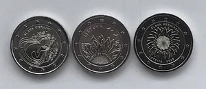 ESTLAND LETTLAND LITAUEN - 2 € Euro Commem. Münze 2022 - 2023 - Ukraine & Freiheit - Bild 1 von 2