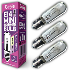 15W E14 Small Incandescent Glass Light Bulb 230V Pack of 3 for UK Scentsy Mini |