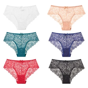 Women Sexy Lace Panties Knickers Lingerie Underwear G-string Briefs Knickers New - Picture 1 of 19