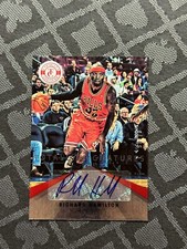 2012-13 Totally Certified Signatures #9 Richard Hamilton Red Auto /25 Bulls SSP