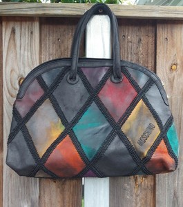 moschino suede bolsa