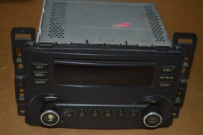 Chevy Malibu 2004-07 OEM Radio Reproductor de CD Unidad Principal Am Fm Receptor Estéreo 1582530 Foto 1 de 4