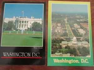 2 postcards of Washington DC, White House & Capitol Building - Picture 1 of 1