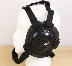 ASICS Aggressor WRESTLING EAR GUARD Adult One Size Unisex Black HEAD GEAR - Picture 1 of 7