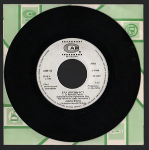 7" JULA DE PALMA GIANNI FERRIO ERA UN COW BOY / FIND A PLACE TO DIE PROMO CAM - Picture 1 of 1