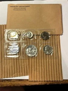 1955 U.S. Proof Set /Flat Pack/Type 1 Reverse Half/OGP #20243 - Picture 1 of 12