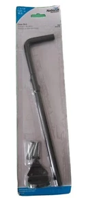 National Hardware Black Satin Cane Gate Bolt, 1/2 x 12-In. -N165-902 V836 - Picture 1 of 1
