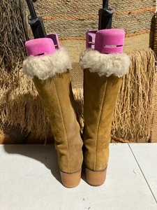 Vintage Wood Milne Invierno Gamuza Marrón Botas para Mujer Estilo No. 10890 talla 6B - Imagen 1 de 8