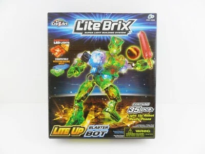 Lite Brix~Blaster Bot~35 Pieces~Compatible With Other Building Blocks~Cra-Z-Art - Image 1 of 4