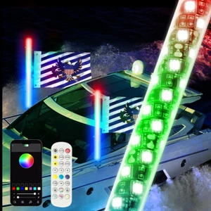 Luz de navegación multicolor para barco NavLIGHT SHOW 360º Guardia Costera 2NM aprobada 3 pies - Imagen 1 de 10