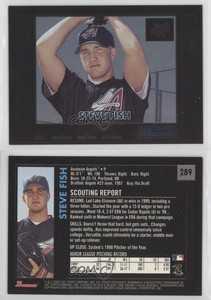 2000 Bowman Retro-Future Steve Fish #289