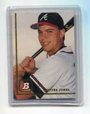 CHIPPER JONES ATLANTA BRAVES 1994 BOWMAN BASEBALL CARD #489
