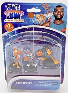Space Jam 3 Pack Stampers Lola Bunny, Bugs Bunny + Daffy Duck Space Jam - Picture 1 of 13