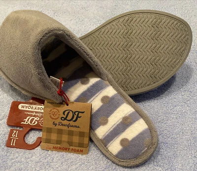 Новый с Ярлыками женские Dearfoams памяти пены тапочки размер X-large 11-12 - Изображение 1 из 3