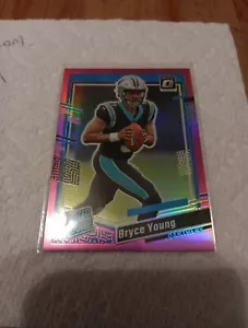 2023 Donruss Pink Optic Preview Bryce Young Rated Rookie Carolina Panthers SP - Foto 1 di 1