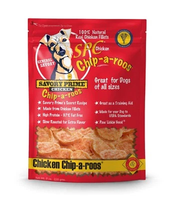 Savory Prime Chicken Chip-a-Roos Dog Treat 8 oz - Image 1 of 4