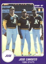 1987 Star Canseco #NNO Jose Canseco A's  C18449 - NM-MT