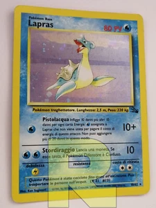 Lapras ® Fossil 10/62 ® Rara Holo Foil ® Pokemon ® Italiano ® Good+ - Foto 1 di 6