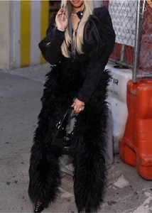 Faux Fur Pants - Picture 1 of 3