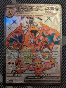 Charizard EX 215/197 obsidion Flames Pokemon Nm+ - Picture 1 of 5