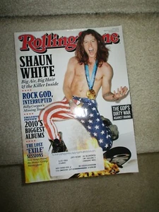 Rolling Stone Magazine March 18,2010-Shaun White cover, excellent condition - Picture 1 of 6