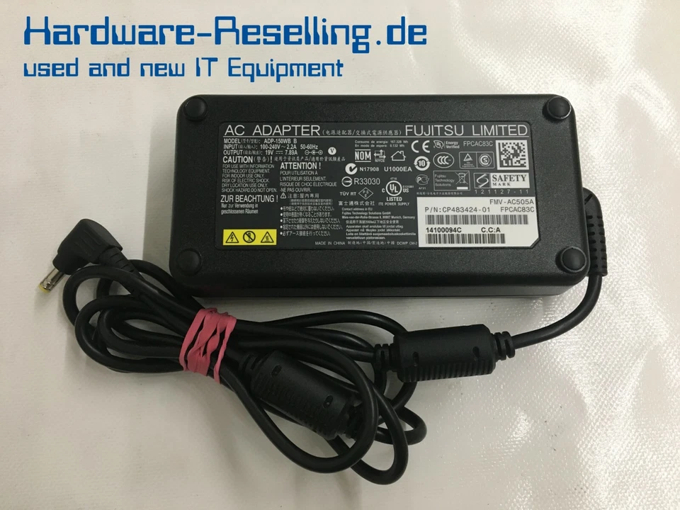 Fujitsu ADP-150WB B Notebook Netzteil 150W CP742951 Power Supply mit Stromkabel - Bild 1 von 1