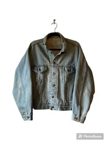 Vintage Levis Jean Jacket 50 USA Trucker Denim - Picture 1 of 5