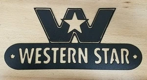 Western Star logo metal wall art plasma cut decor gift idea - Picture 1 of 1