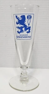 Lowenbrau Monaco Pilsner bicchiere birra flauto vintage - Foto 1 di 7