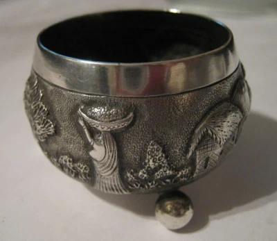 Raj angloindio T.P. de la década de 1890 90 "Sal" en estilo Calcuta con vida de pueblo bengalí Foto 1 de 4