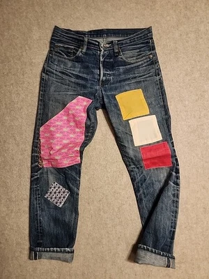 vtg Levis 501xx Jeans Men 30x29 Blue Big E redline LVC Selvedge Patch work - Image 1 of 4