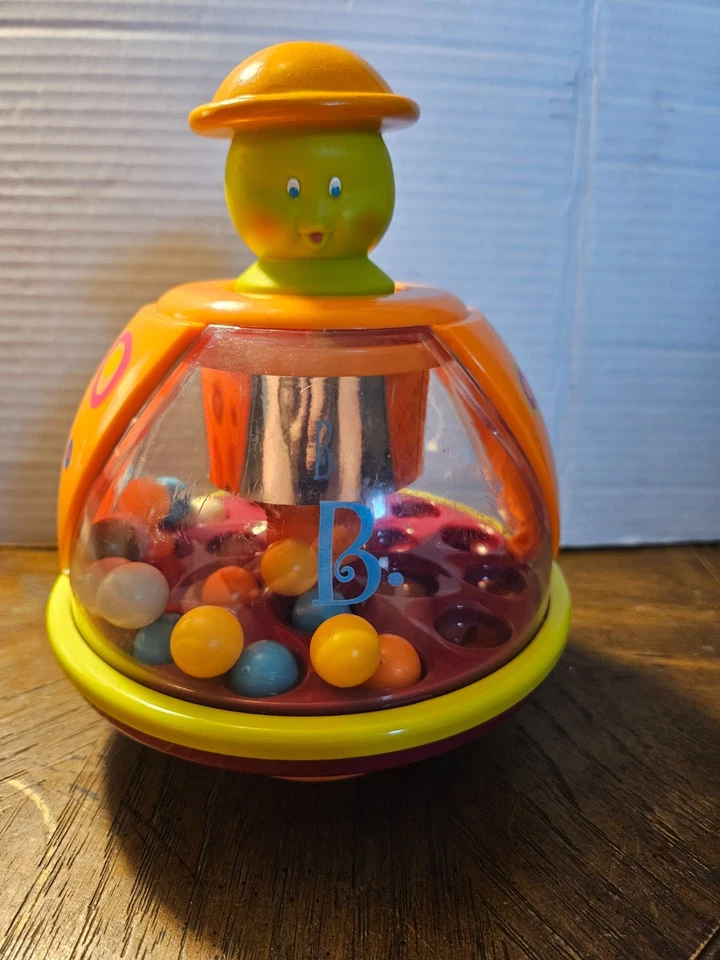 Brinquedo infantil B Toys joaninha bola pop push pop spin poppitoppy - Imagem 1 de 1