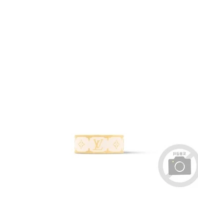 Louis Vuitton Ring aus Nanogramm Emaille für Frauen, Weiß M1565S 94837760 - Bild 1 von 4