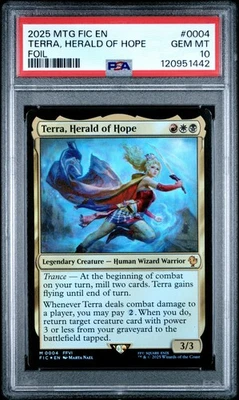 Terra, Herald Of Hope #0004 2025 Magic MTG Final Fantasy Commander Foil PSA 10 - Image 1 of 2