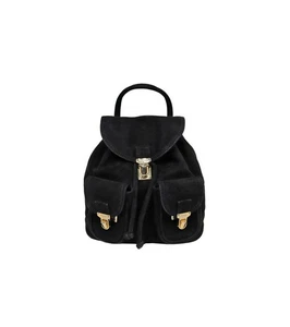 Fendi Black Suede Two-Pocket Backpack 40869 148533375 - Picture 1 of 10