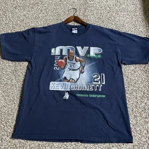 Vintage 2004 Kevin Garnett NBA Minnesota Timberwolves Stats T-Shirt XL - Bild 1 von 10